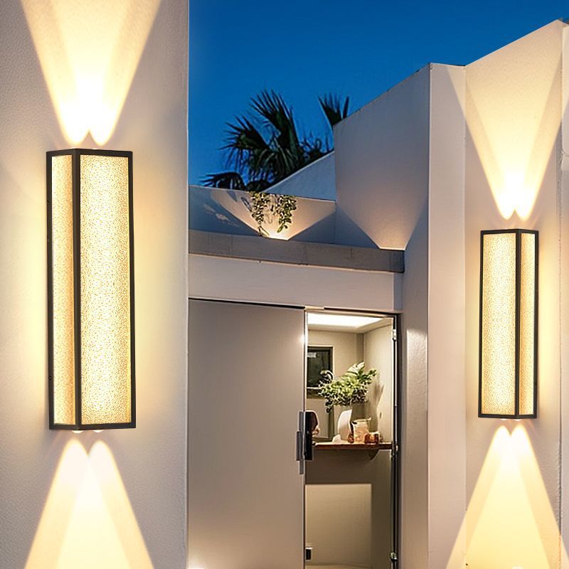 Outdoor waterproof wall lights for doors, up and down lighting, corridor, balcony, villa, wall washing, decorative ambient lighting