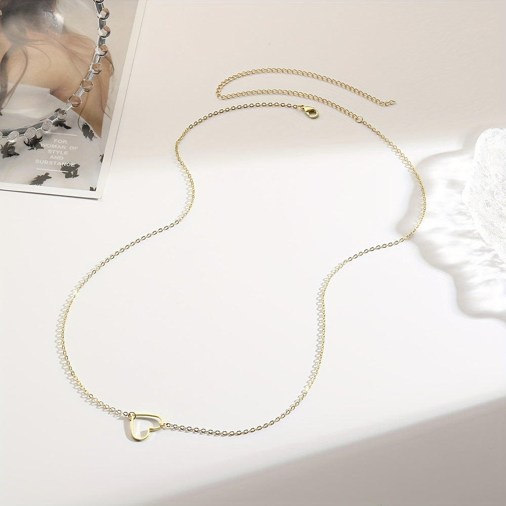 European and american cross-border women's fashion bohemian style popular waist belt wholesale - minimalist hollow heart waist chain