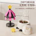 Christmas tree silicone insulation mat, a tree creative coaster, anti-scalding, foldable placemat, for home pot holder, daily use ornaments