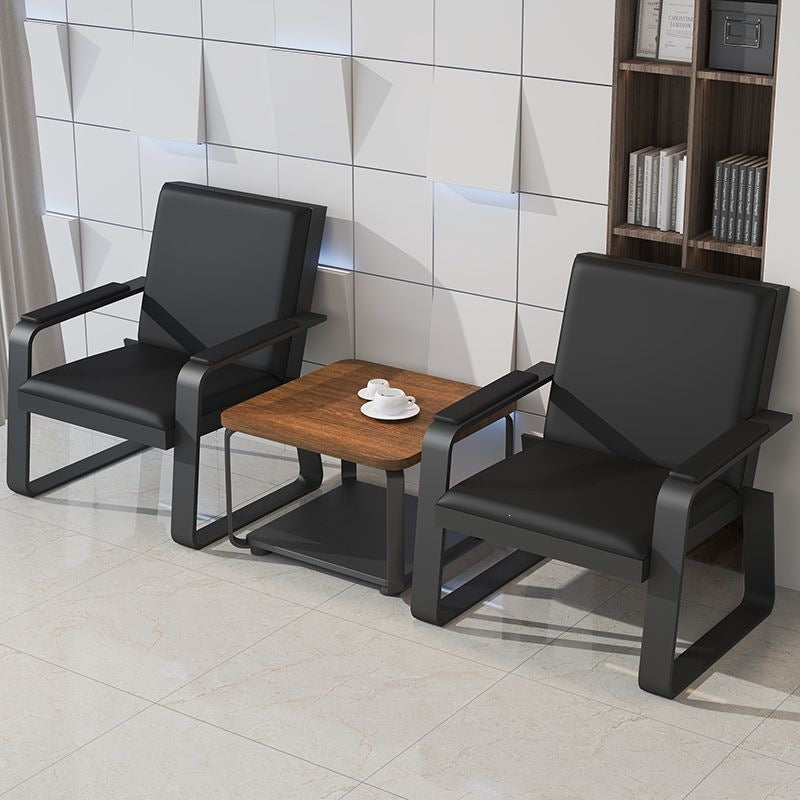 Business office chair bench sofa coffee table combination modern stool business sofa chair reception chair negotiation chair