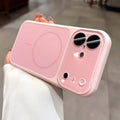 Crystal lens wide view silicone case - cross-border compatible apple 17 pro max phone case - apple 16 instantly transforms to 17 case