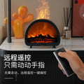 New arrivalartificial campfire flame humidifier home office colorful night light large fog volume essential oil atomizing aromatherapy machine