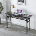 Simple bench desk office desk computer desk dining table training desk folding portable conference table thickened square table rectangular table