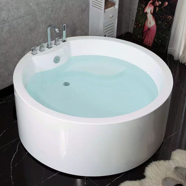 Acrylic circular massage surf tub SPA bath, thermostatic bath, independent bed and breakfast, elderly bath pool