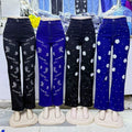 Wide-leg jeans women's jeans ready-made wide-leg sequinpants wholesale boyfriend jeans