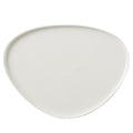 Pure white special-shaped ceramic plate for homeasymmetrical dish plate triangular steak plate western restaurant casual plate kitchen