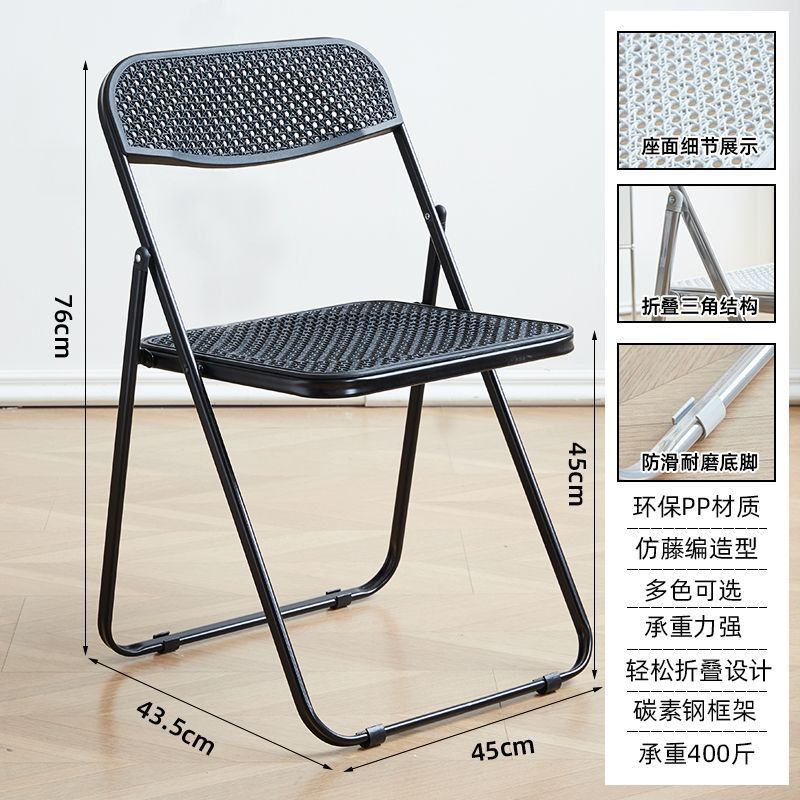 Casual foldable chair transparent crystal photo chair scandinavian acrylic fashion popular makeup stool backrest dining chair