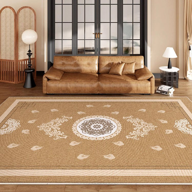 Living room carpet new chinoiserie thickened study soundproof floor mat bedroom bedside sofa coffee table blanket no-wash for home mat