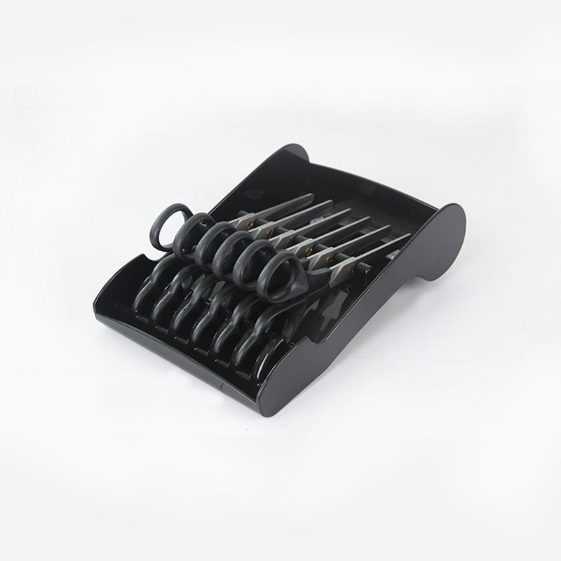 Pearlescent hair salon scissor holder, special adsorption scissor holder for hair salon, hair tool storage scissor pan beads