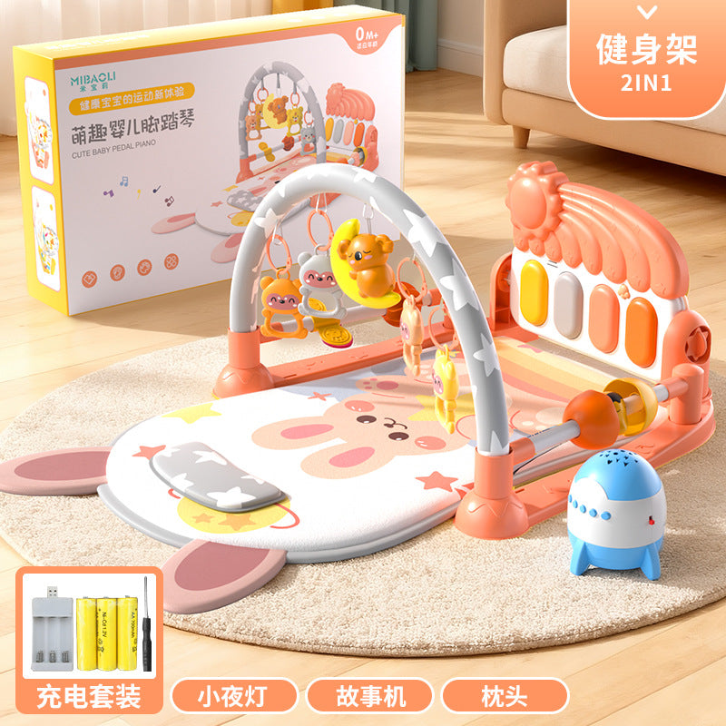 Pedal piano baby fitness stand newborn toddler 0-1 years old early education educational toys baby meeting gift