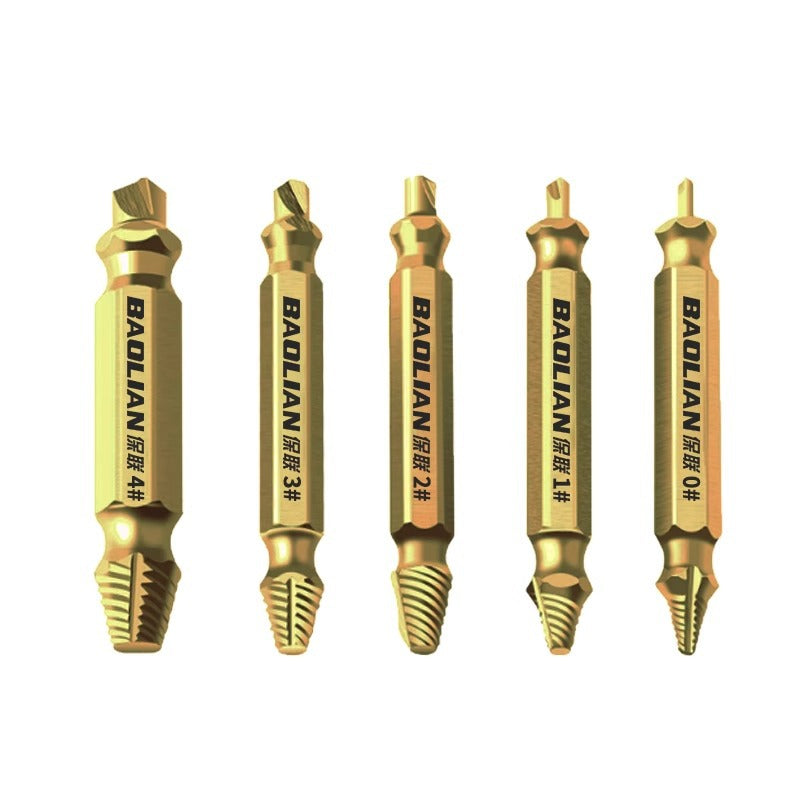Broken wire extractor, broken screw head extractor, handy gadget, sliding wire, reverse thread taper, special wire extractor, rusty wire tap removal