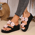 Camellia fashion new arrival toe thick soleplus size flip-flops 2024 summer new arrival korean niche style sandals and slippers for women