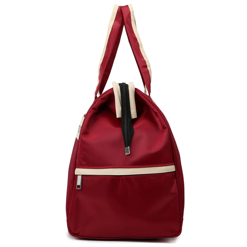 Short-distance travel bag Women's shoulder carry large-capacity fashionable Korean version travel bag Men's outdoor travel business travel luggage