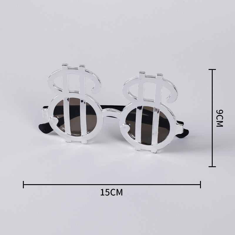 Birthday glasses - plastic, creative kids' happy party photo props, cake decoration, atmosphere photo props