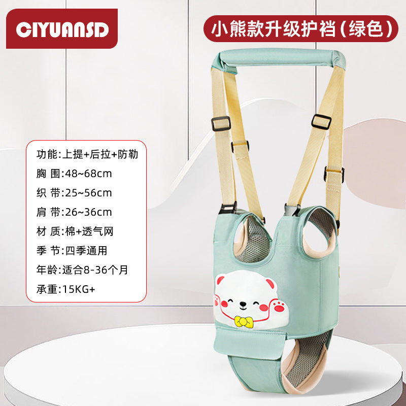 Baby toddler harness - multifunctional breathable walking belt for infants and toddlers - anti-lost leash with waist support, anti-fall, anti-choke, and traction rope
