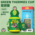 Kids' insulated tumbler - one lid, two ways to drink - 316 food-grade stainless steel - spill-proof, portable, bouncing cup for elementary school students