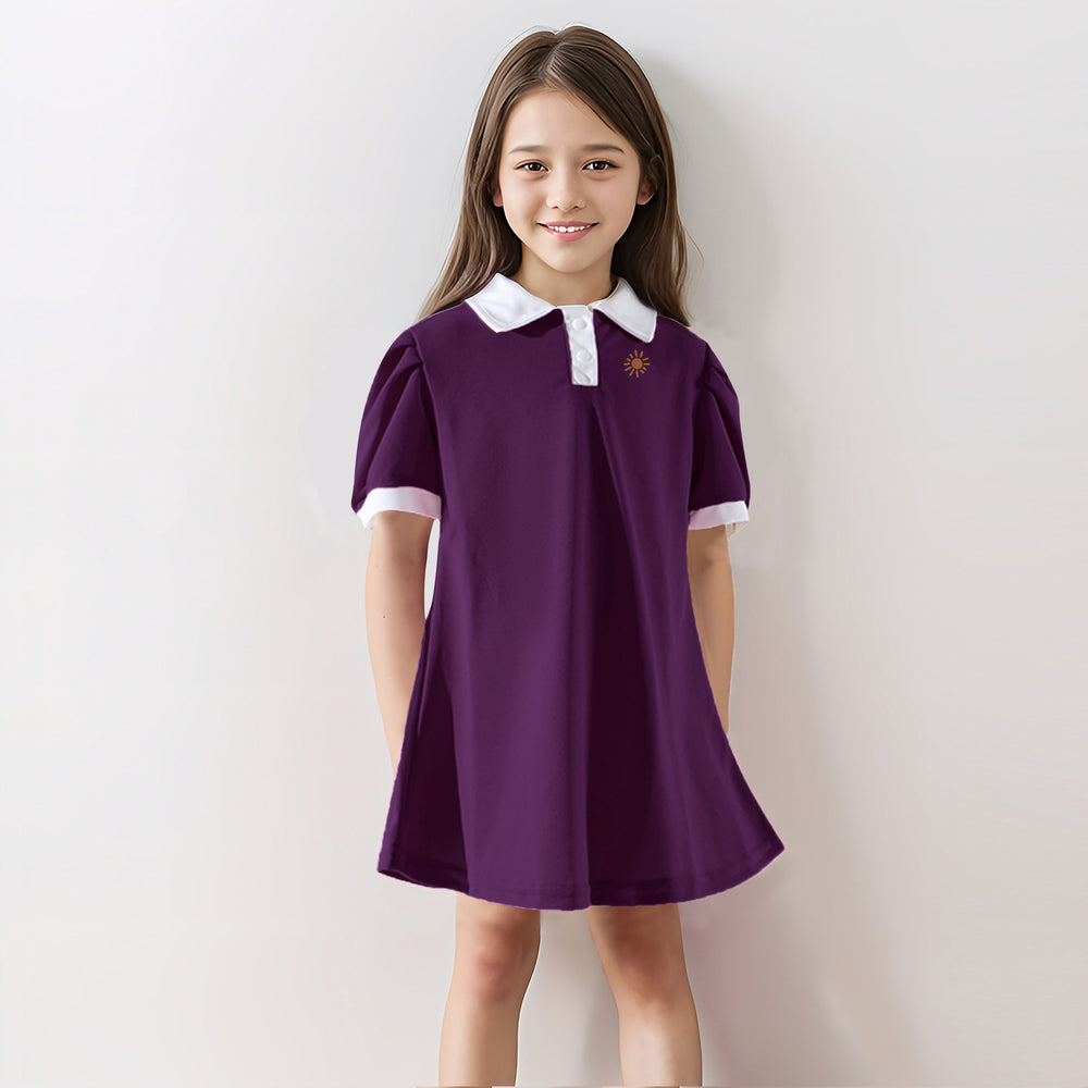 Girls' summer dresses, children's clothing, princess dresses, big kids' polo dresses, girls' summer outfits