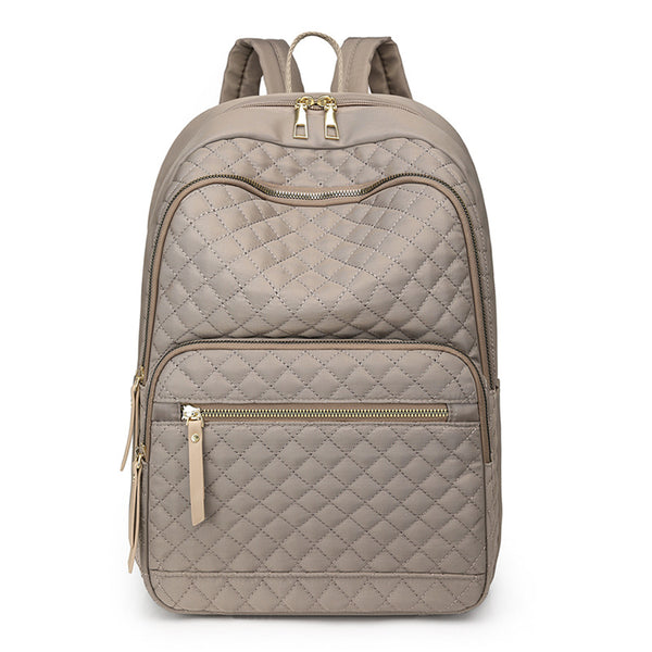 Large capacity backpack women's 2025 new casual student schoolbag personalized fashion Korean version simple outdoor travel bag