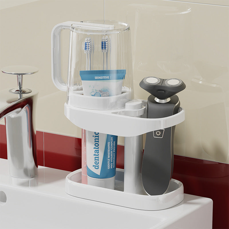 Mouthwash cup, toothbrush cup, storage box, wash cup, wall-mounted electric toothbrush cup, toothbrush cup, student dormitory suit supplies