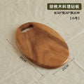 solid wood walnut bread board cutting board pizza steak creative fruit wooden bread board kitchen household tray