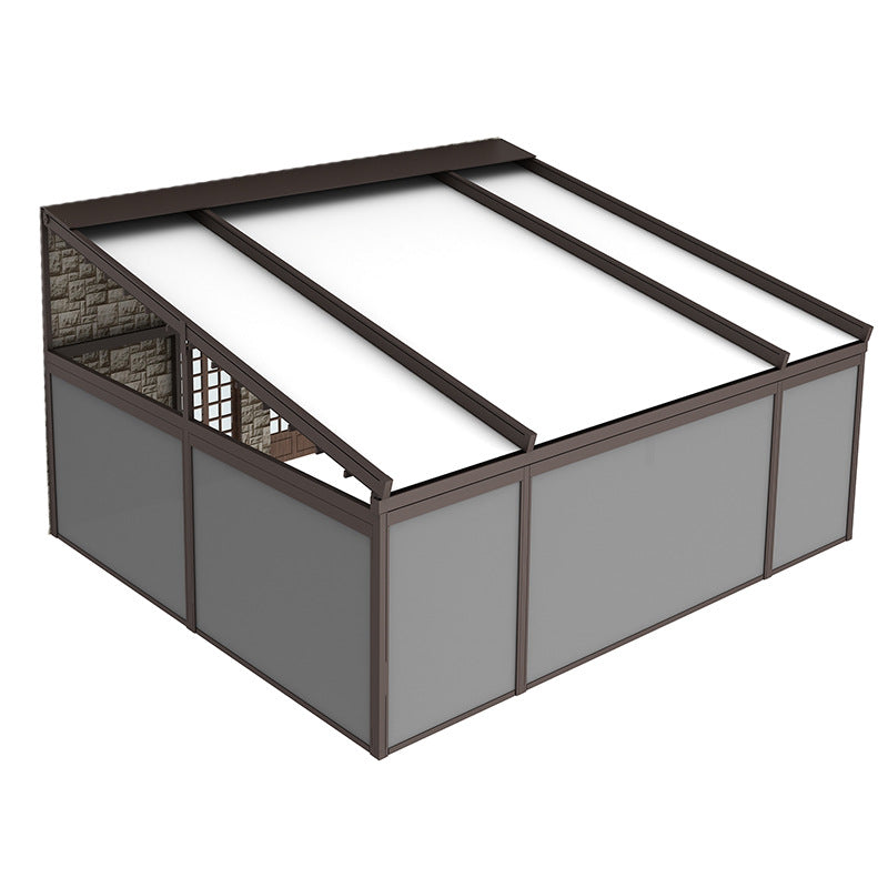 Customizable electric retractable awning for villa courtyards, outdoor restaurants, and hotels