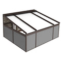 Customizable electric retractable awning for villa courtyards, outdoor restaurants, and hotels