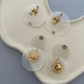 Women's earrings wholesale: european and american cross-border fashion, starfish & seashell earrings, niche high-end, vacation-inspired ocean style studs
