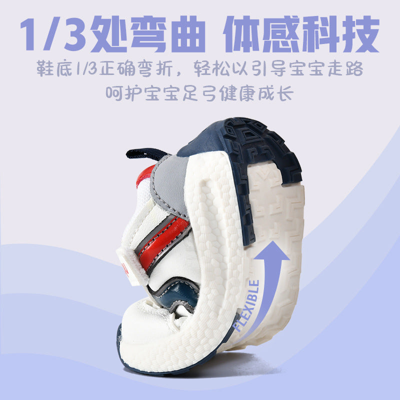 Toddler shoes for boys, spring and autumn, 0-1-2 years old, soft sole infant shoes, children's shoes, infant and toddler shoes for girls