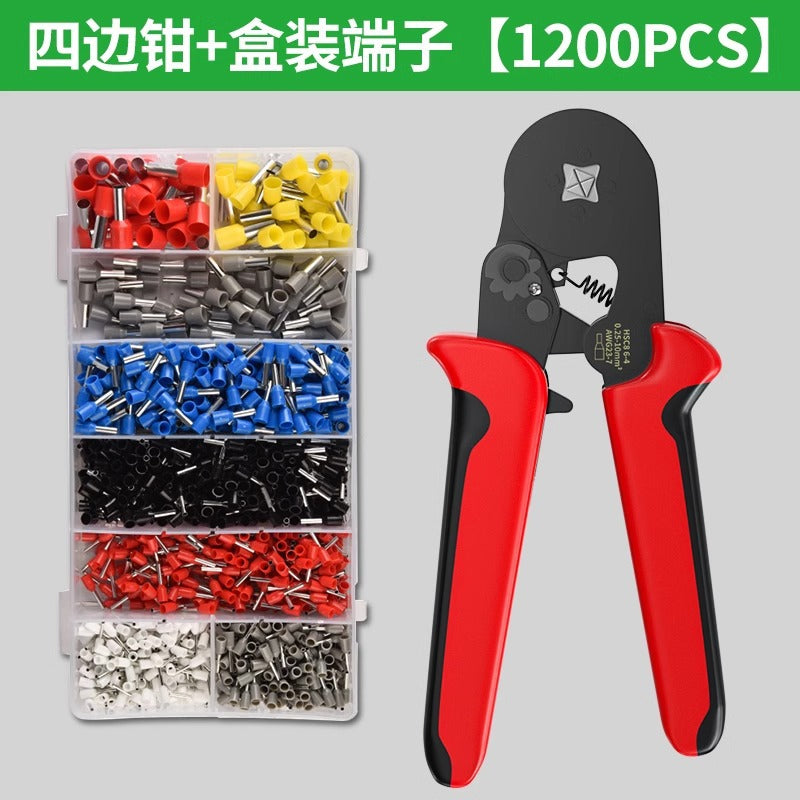 Warranty connection terminal Crimping pliers Tubular wire head Connection nose clamping crimping pliers Tools electrician professional pliers