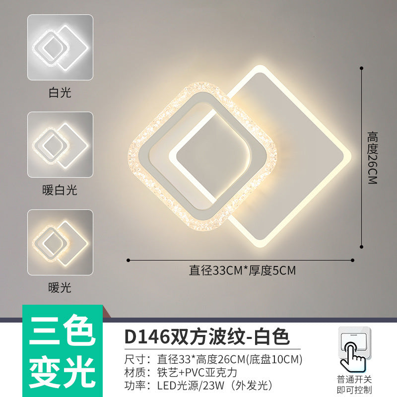 The whole network low-cost led corridor aisle entrance light new Nordic stairs balcony bedroom bedside background wall wall lamp