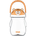 Tritan plastic baby straw cup large capacity kids water bottle cute tiger water bottle big belly cup wholesale