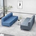 Influencer-approved salon waiting chair - stylish bench seat for hair salons & barbershops - comfortable lounging sofa for clients
