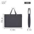A4 oxford cloth document bag - canvas briefcase for men, student portfolio, conference bag, business document bag - custom logo available