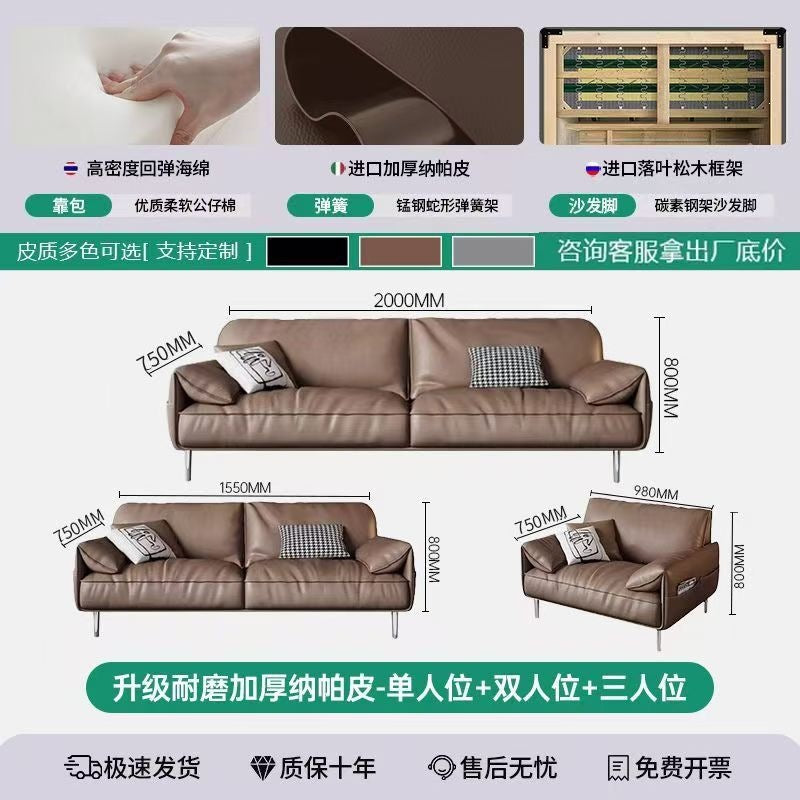 Office sofa casual business reception room reception area casual office sofa coffee table combination three seats