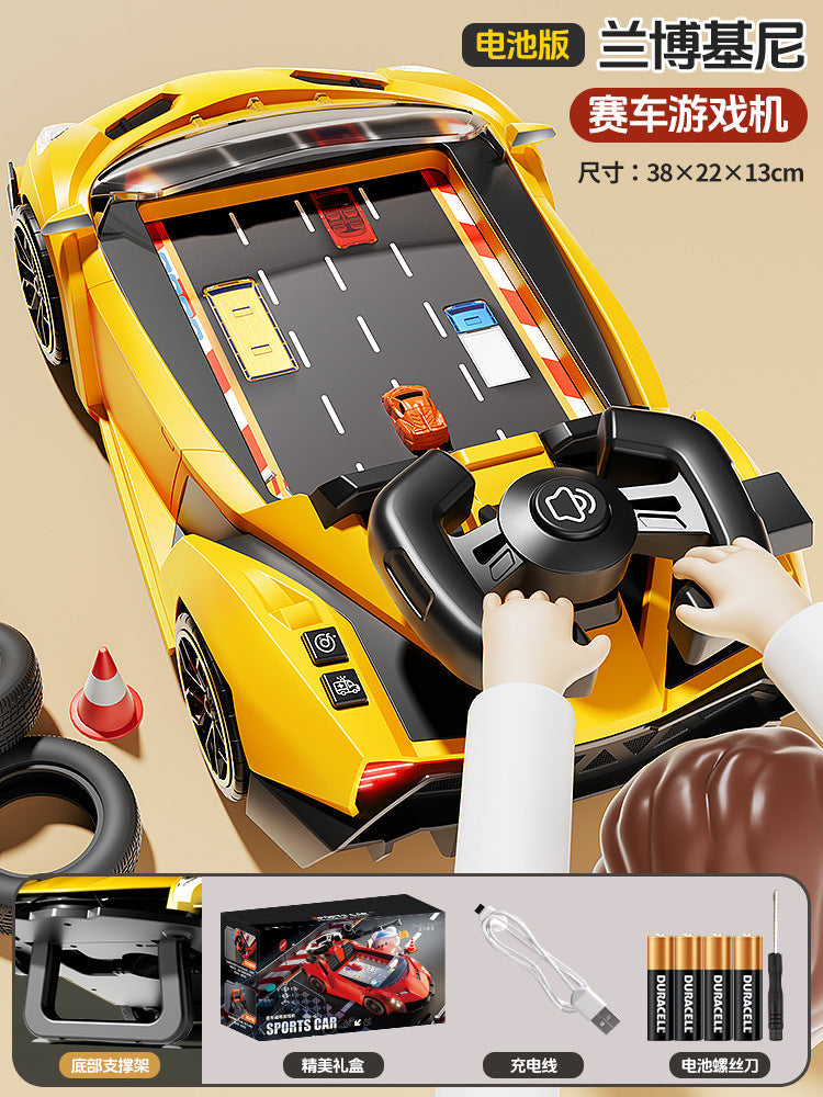 Kids Racing Adventure Obstacle Avoidance Game Console Toy Puzzle Boy 3 Years Old 6 Car Simulator