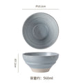 Japanese-style stoneware rice bowl ceramic soup bowl unique creative tableware household dinner bowl retro dessert & salad bowl