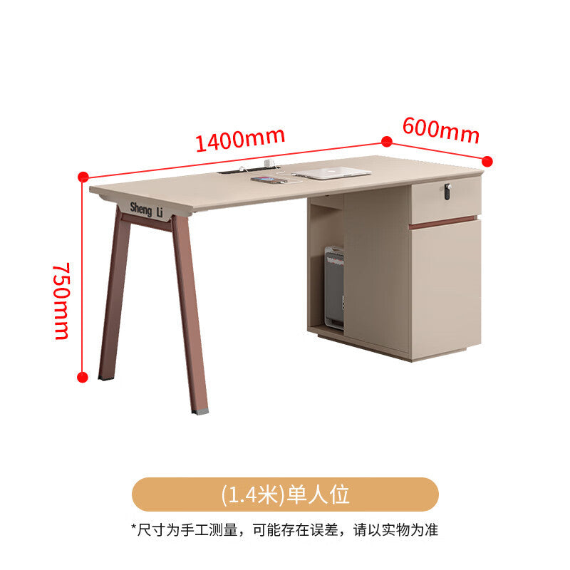 Saint li staff office desk and chair set - minimalist computer desk, employee desk, office workstation