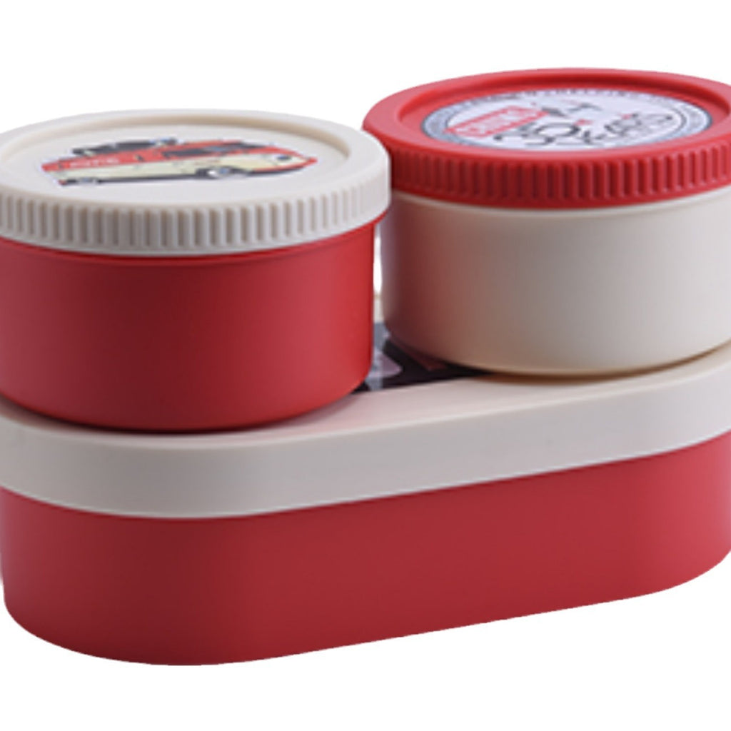 Antibacterial bento box can be single and double-layer bacteriostatic, office workers with lunch box, office lunch box can be carried by microwave oven heating