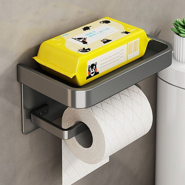 Toilet wall-mounted tissue box Toilet toilet non-punching carton Bathroom rack Toilet paper roll shelf