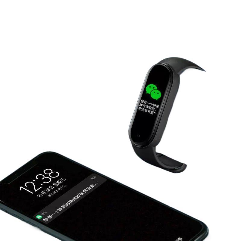 High-style smart bracelet for women, compatible with xiaomi phones via bluetooth, featuring health monitoring and heart rate tracking