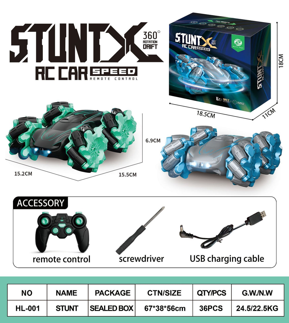 hot-selling double-sided stunt drift climbing alloy electric off-road vehicle dump truck four-wheel drive boy toy