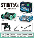 hot-selling double-sided stunt drift climbing alloy electric off-road vehicle dump truck four-wheel drive boy toy