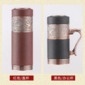 Wholesale yixing zisha (purple clay) office cups: premium zisha inner liner, high-end gift, powder-coated finish (fade-resistant), personal tea brewing