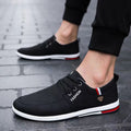 Men's youth korean style british fashion trendy men's shoes business shoes slip-on casual canvas shoes wholesale dropshipping