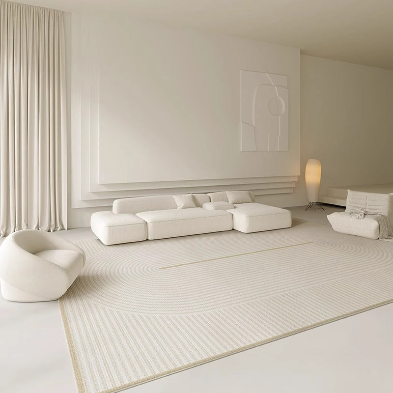 Carpet living room  new style accessible luxuryclassy wipeable and no-wash cream style thickenedfall and winter maintenance-free sofa floor mat