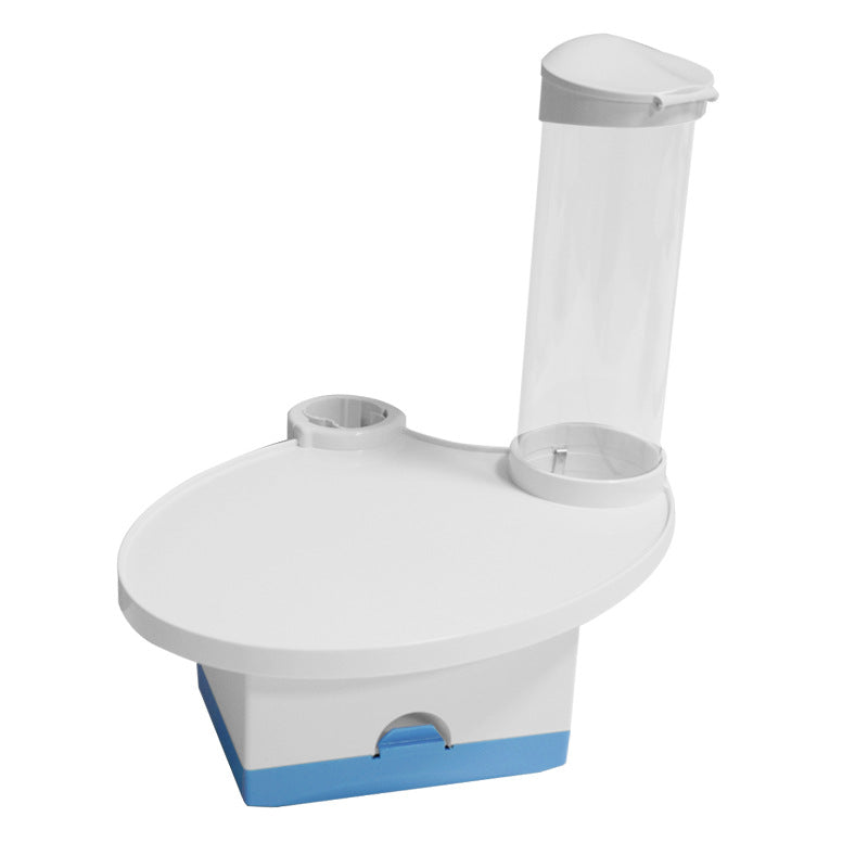 Dental chair additional table tray water cup holder cup holder paper towel box three-in-one paper cup holder paper cup tube additional