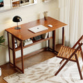 Study desk bookshelf all-in-one table small apartment bedroom for home foldable table computer desk student study writing desk