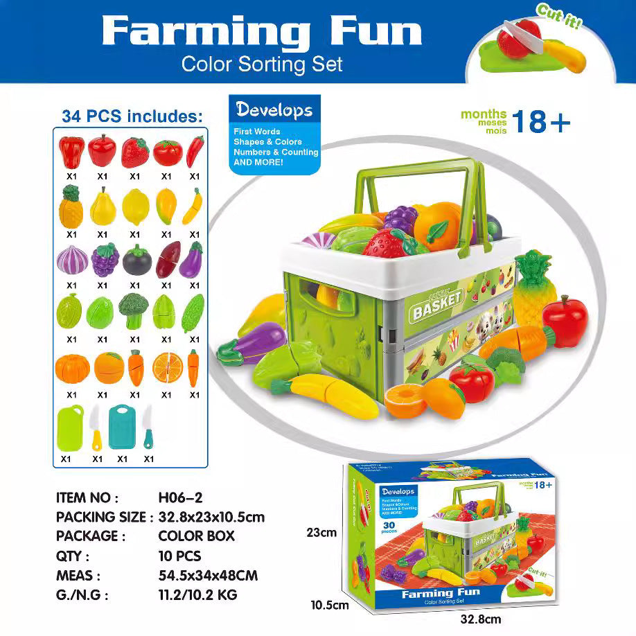 new product kids play house simulation fruit cutting fun for young children peelable and chewable educational toy set