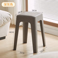 Extra thick plastic stool thickenedfor homemoderncasual living room stackable long sitting plaid chair tall round stool bench