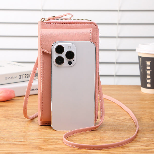 [Event Promotion] Trend Mobile Phone Bag Korean Edition Fashion Large Capacity Double Layer Bag Multifunctional Women's Crossbody Bag Bag